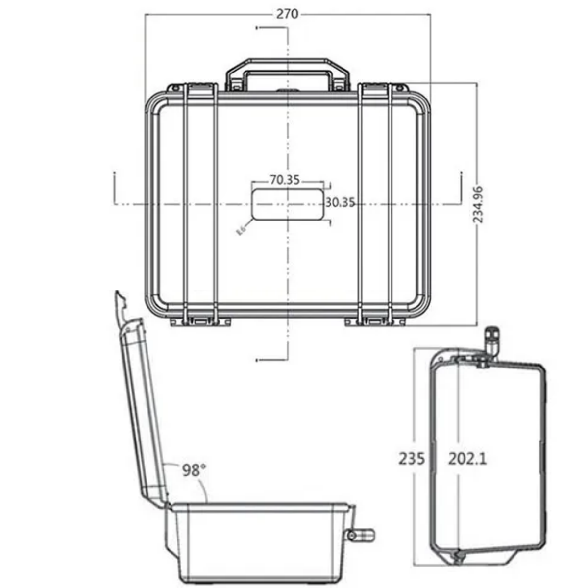 Hard Shell Waterproof Organize - Fish Finder Case recensie en prijs