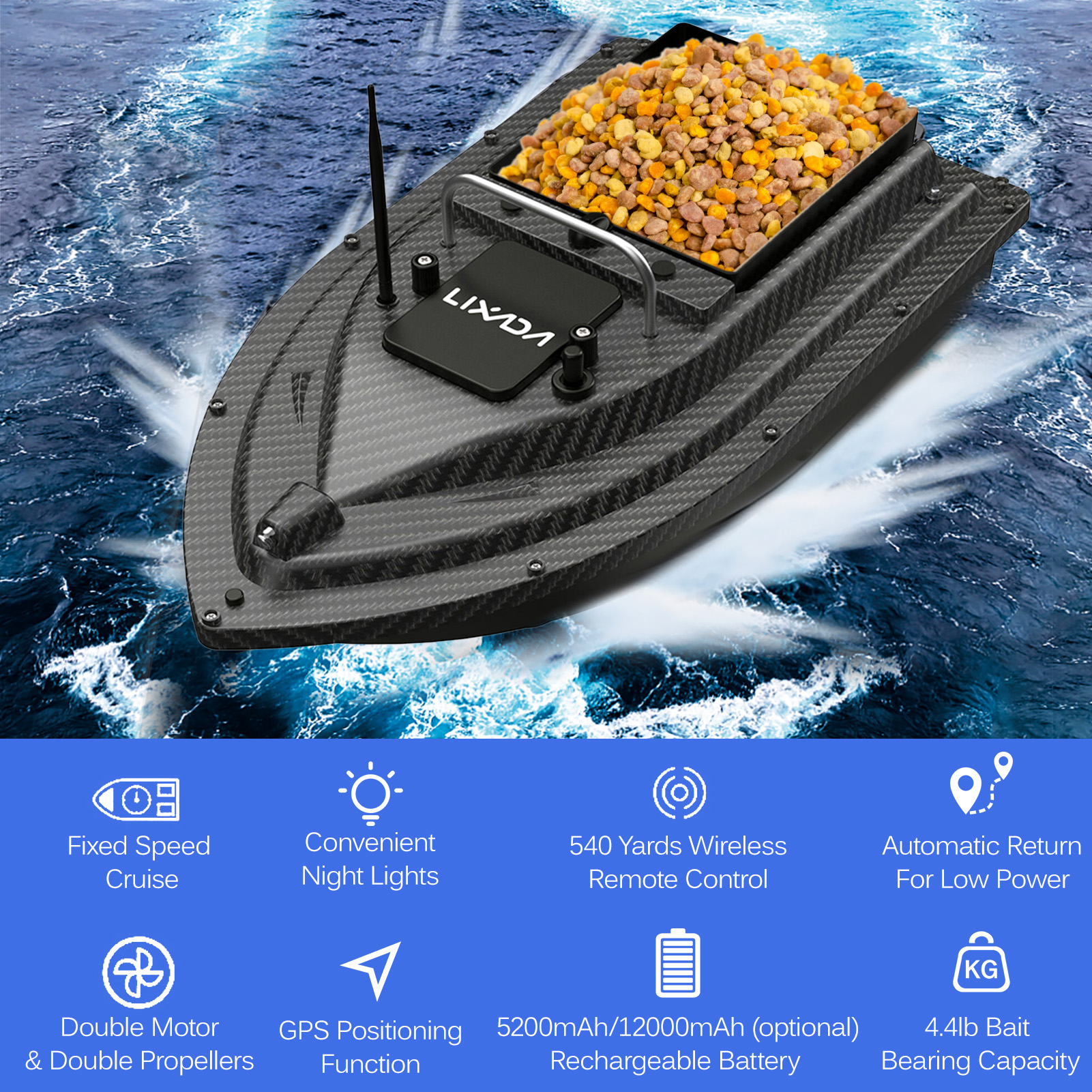 Fishing Bait Boat GPS Fishing  - Fishing Gps recensie en prijs