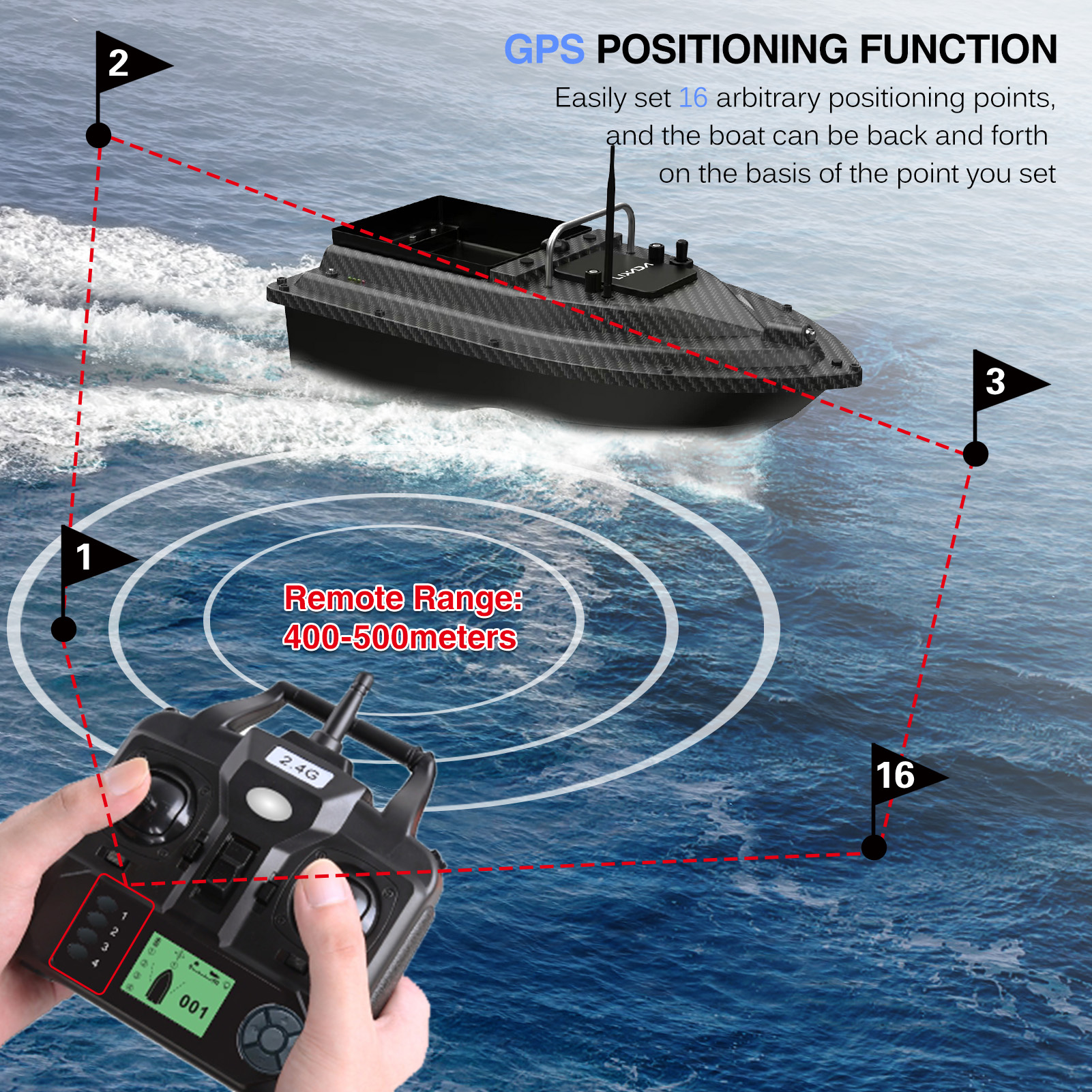 Fishing Bait Boat GPS Fishing  - Fishing Gps recensie en prijs