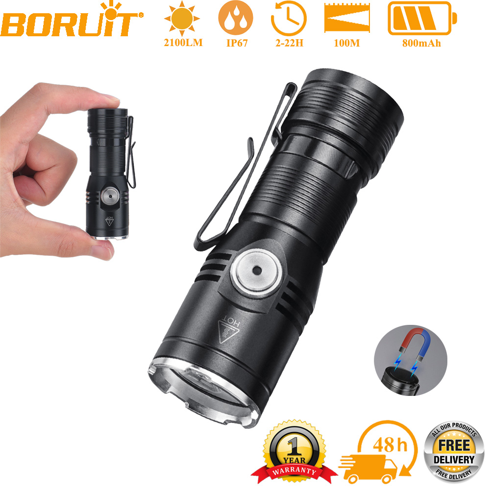 BORUiT ET15 EDC Flashlight Ult - Fish Finder Battery recensie en prijs