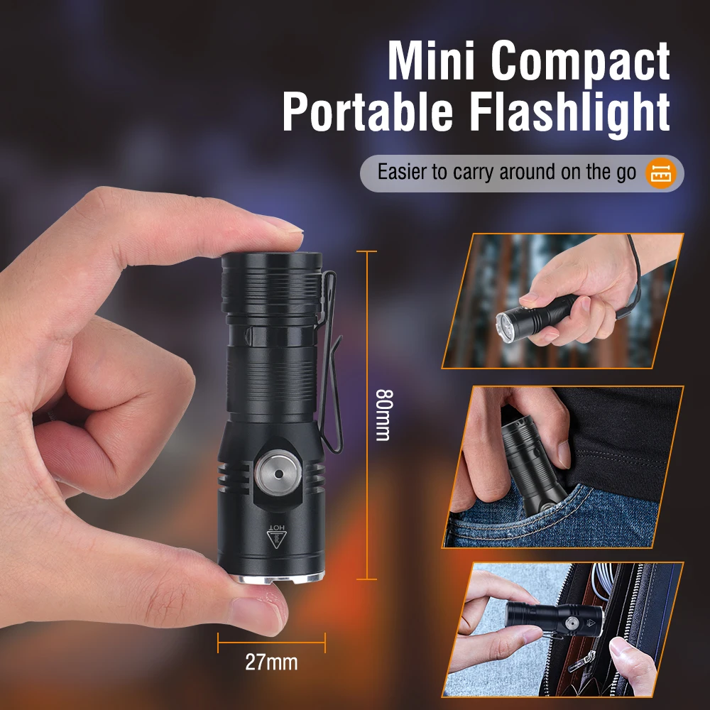 BORUiT ET15 EDC Flashlight Ult - Fish Finder Battery recensie en prijs