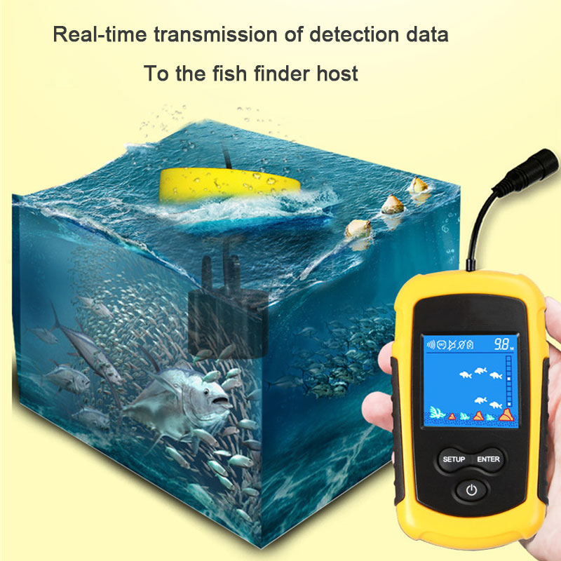 100M Wired Color Screen Portab - Fish Finder Cable recensie en prijs