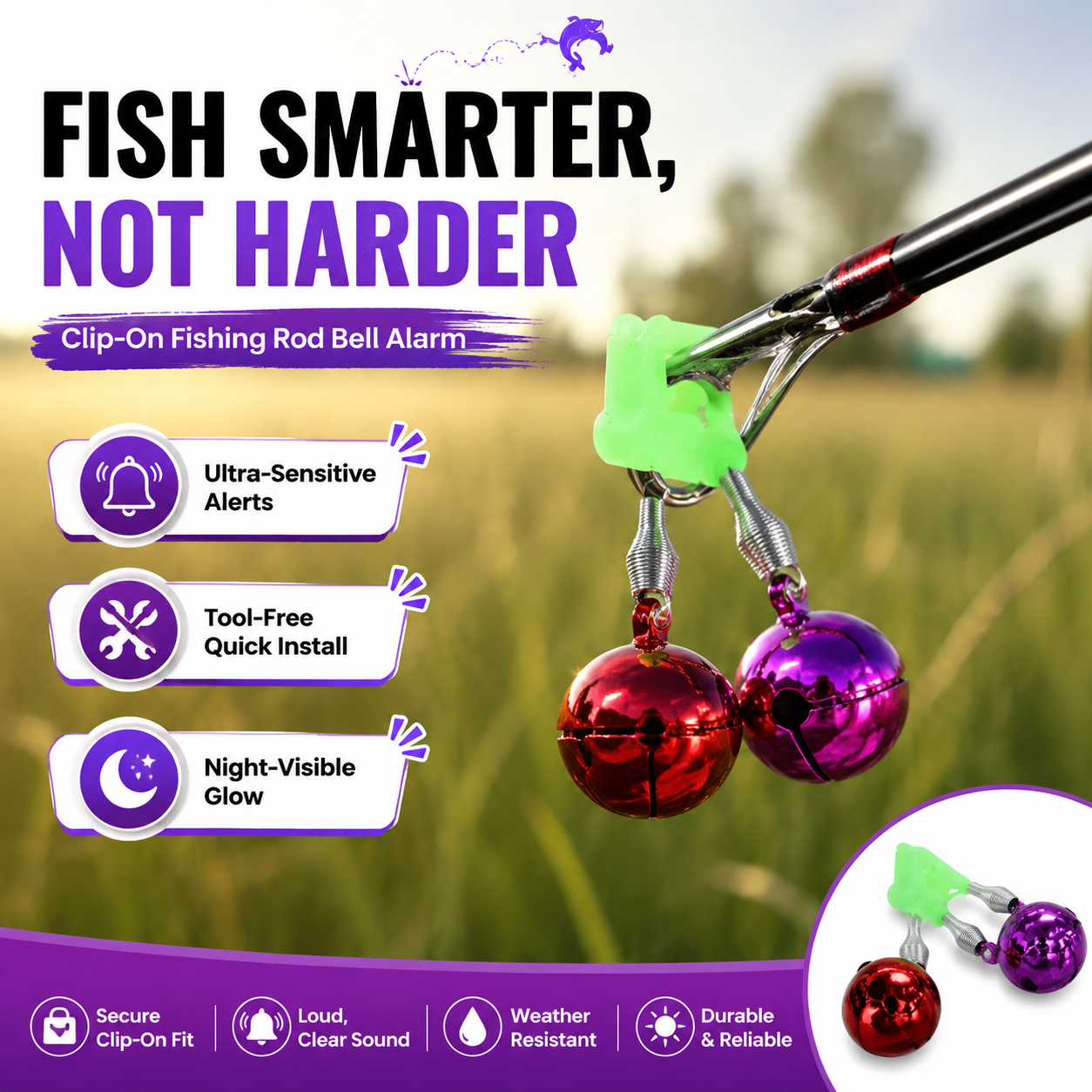 Fishing Bite Alarm Bell Metal  - Fish Alarm recensie en prijs