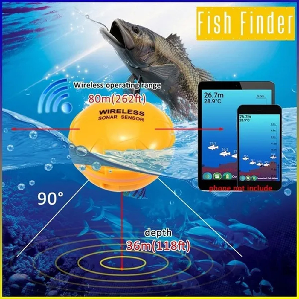 PUPOPAN 100M Brand New Smart P - Fish Finder Gps recensie en prijs