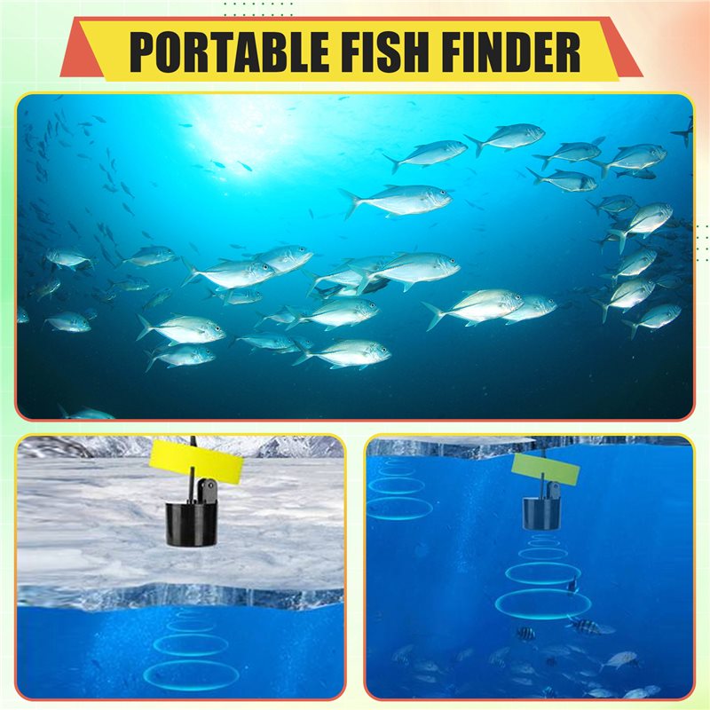 ABKV-Portable Fish Finder Wate - Fish Finder Transducer recensie en prijs