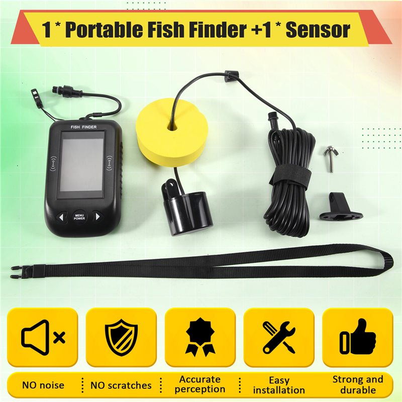ABKV-Portable Fish Finder Wate - Fish Finder Transducer recensie en prijs