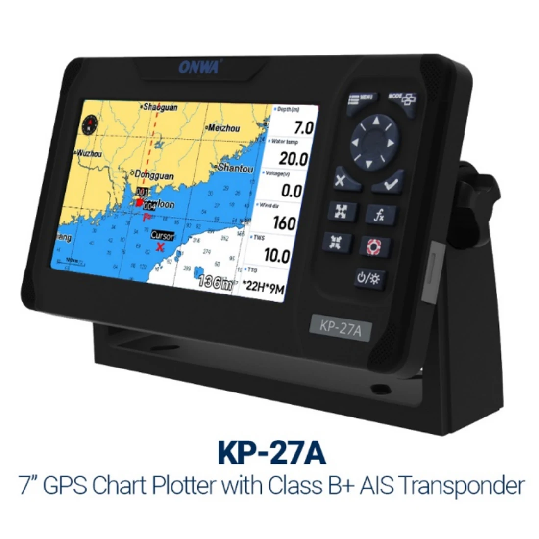 ONWA KP-27A 7-inch Color LCD G - Fish Finder Gps recensie en prijs
