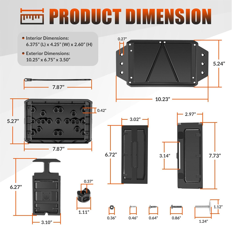 Track Mounted Battery Box for  - Fish Finder Mount recensie en prijs