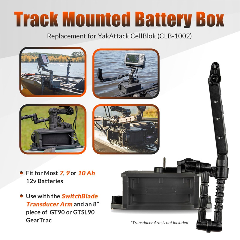 Track Mounted Battery Box for  - Fish Finder Mount recensie en prijs