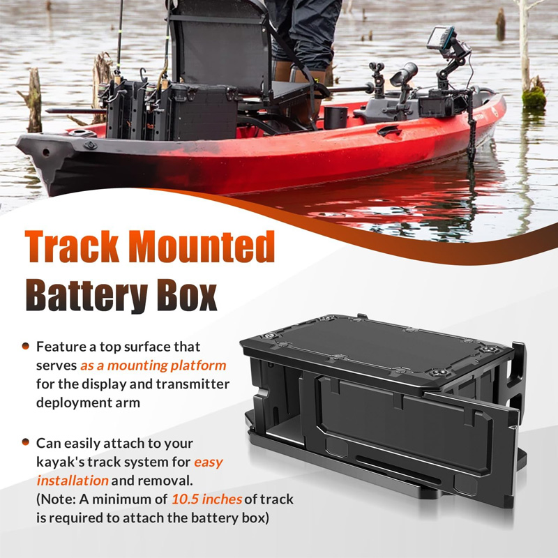 Track Mounted Battery Box for  - Fish Finder Mount recensie en prijs