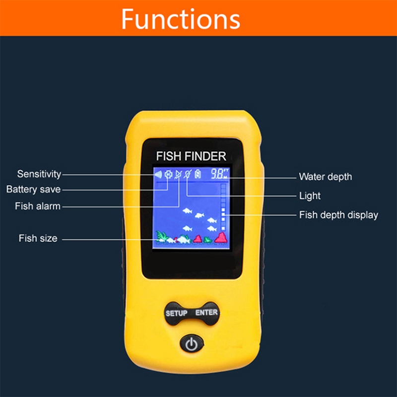 Brand New KDR Colorful Wireles - Fish Finder Portable recensie en prijs