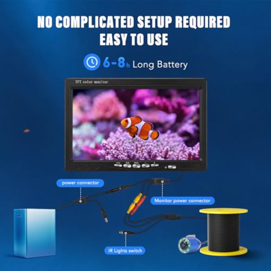 Portable fish finder for lake, - Fishing Camera recensie en prijs