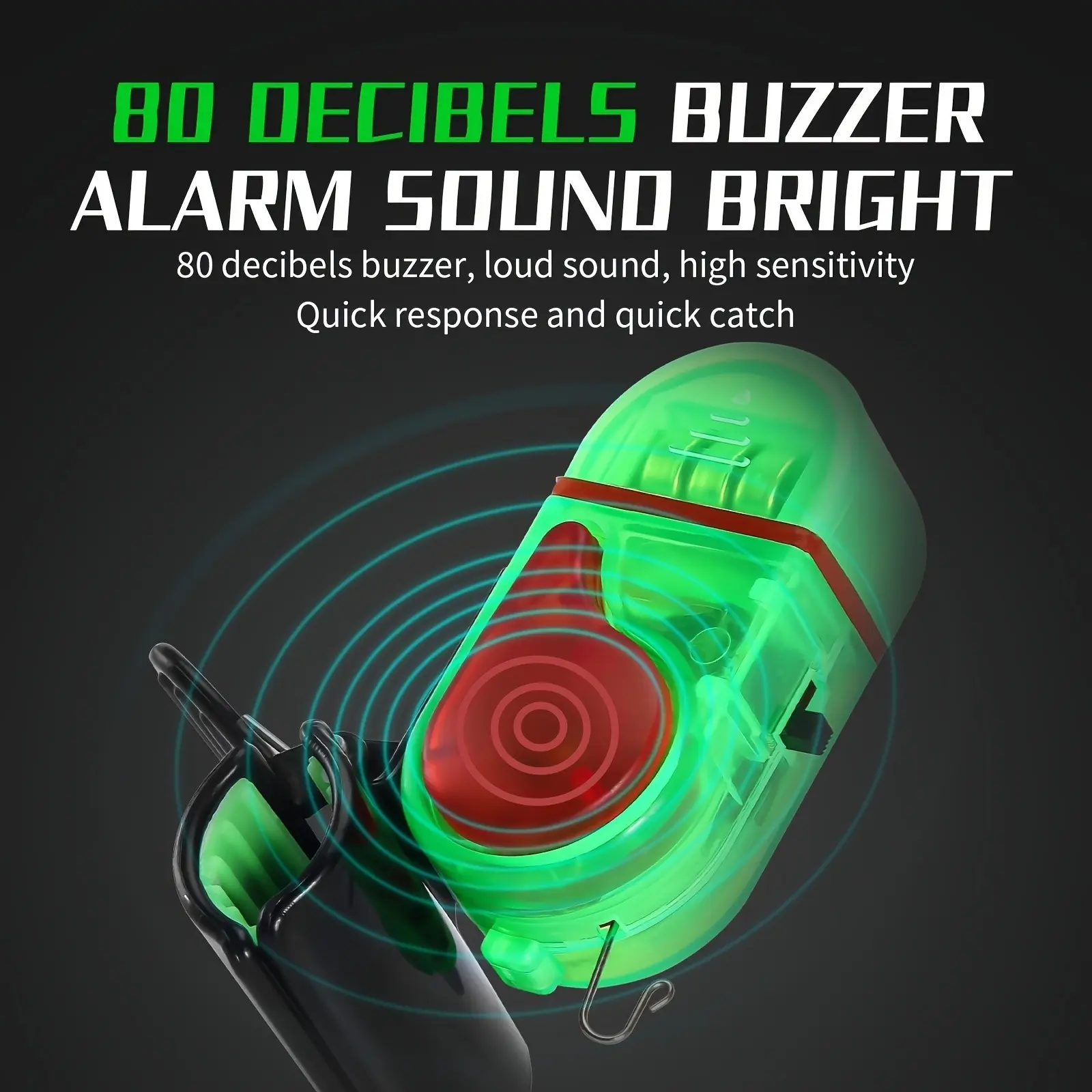 2PCS LED Fishing Bite Alarm, 2 - Fish Alarm recensie en prijs