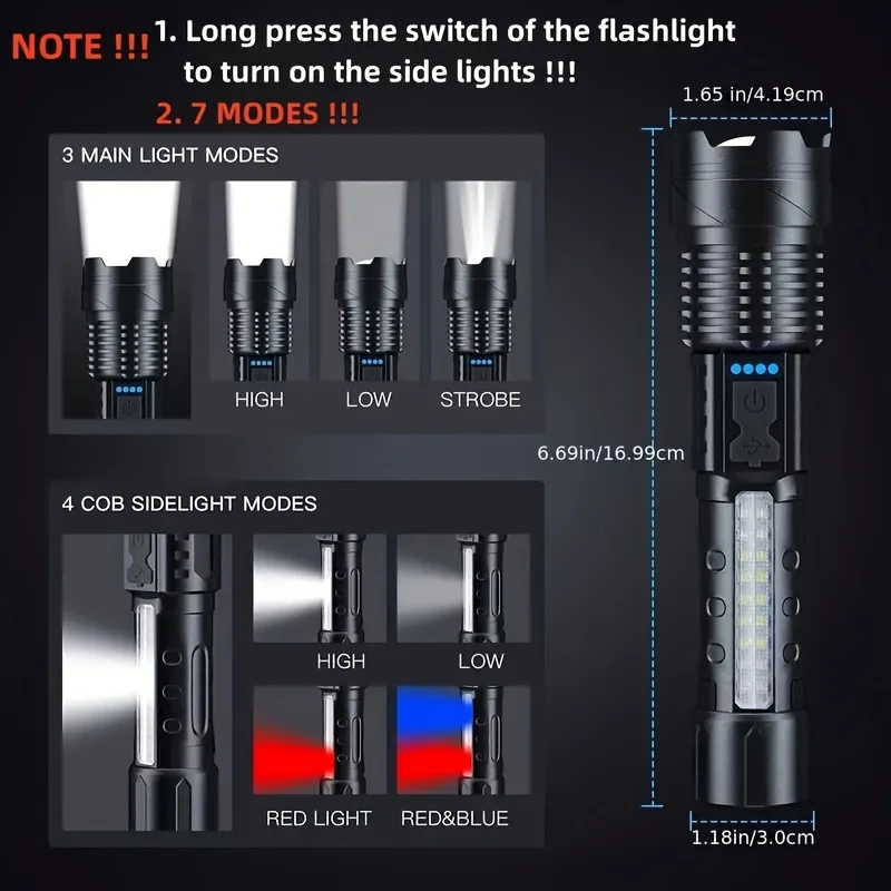 Powerful LED Flashlight Batter - Fishing Light recensie en prijs